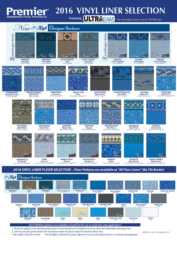 Vinyl Liner Patterns