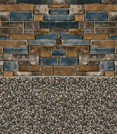 Vinyl Liner - Tan Sierra Gold Pebble