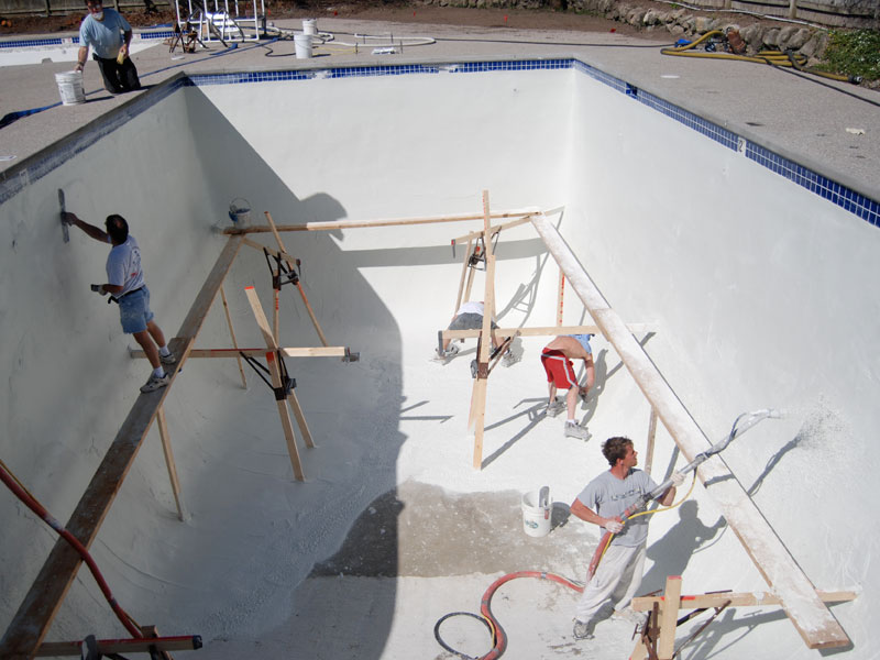 Commercial Pool Renovation - Pool Plastering